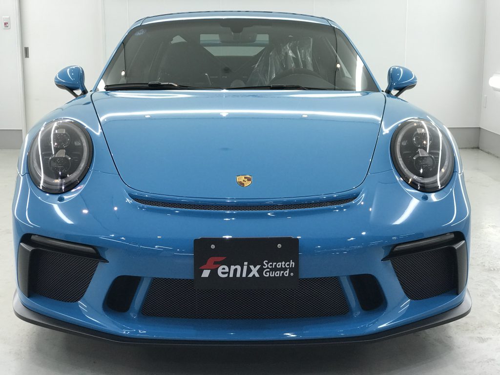 ﾎﾟﾙｼｪ Gt3 Fenix Scratch Guard ペイントプロテクションフィルム施工 ガラスコーティング 大阪 カーメイクアートプロ