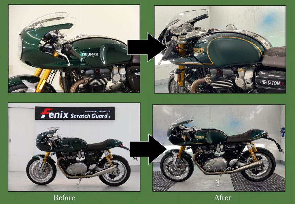 トライアンフ バイクラッピング施工事例 | 大阪のガラスコーティング ...