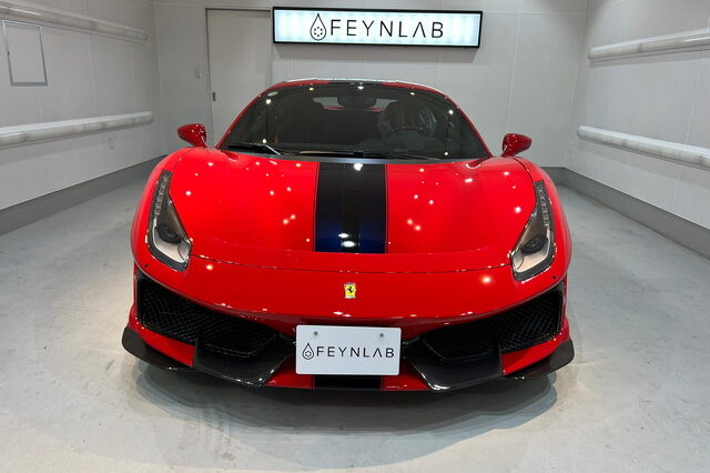 Ferrari488Pista／FEYNLAB HEAL PLUSコーティング施工
