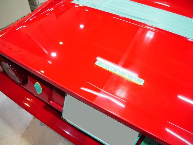 Ferrari328／コーティング施工 磨き比べ4
