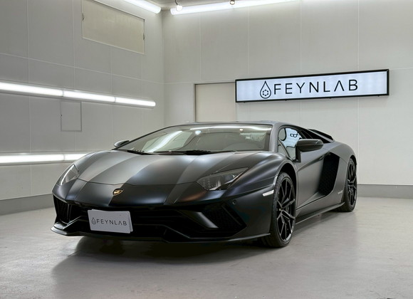 施工事例】ランボルギーニ アヴェンタドール マットブラック × FEYNLAB 