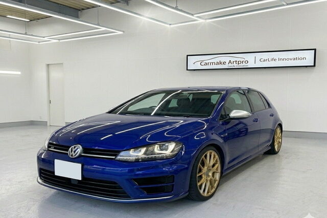 【施工事例】Volkswagen Golf Rのシート部分張り替え